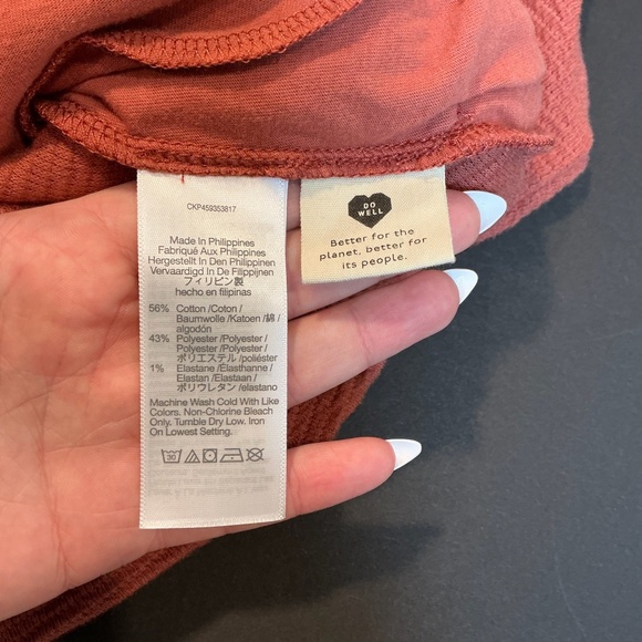 Madewell Textural Knit Shirt-Jacket Weathered Brick Size M - Picture 12 of 14